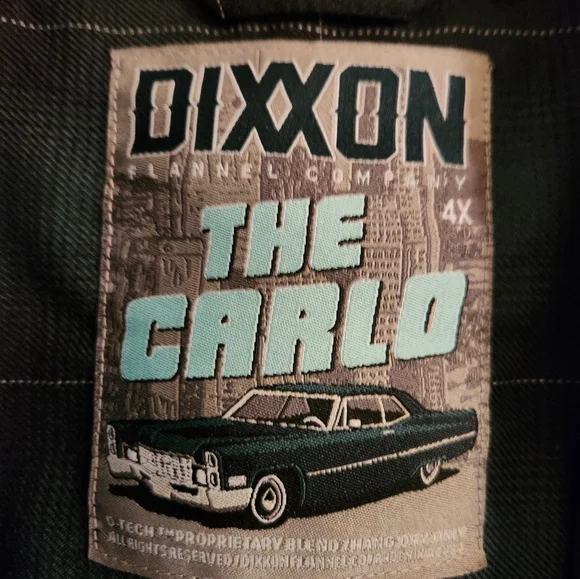 Mens Dixxon THE Carlo Flannel Shirt - Picture 4 of 6